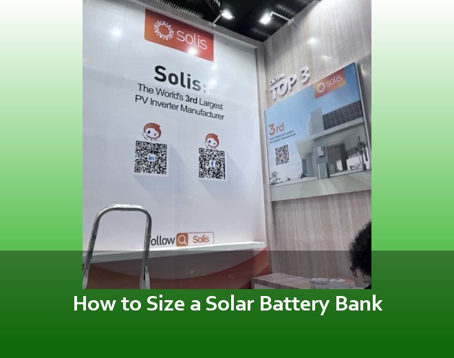 How to Size a Solar Battery Bank